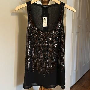 NWT Express sequenced tank blouse